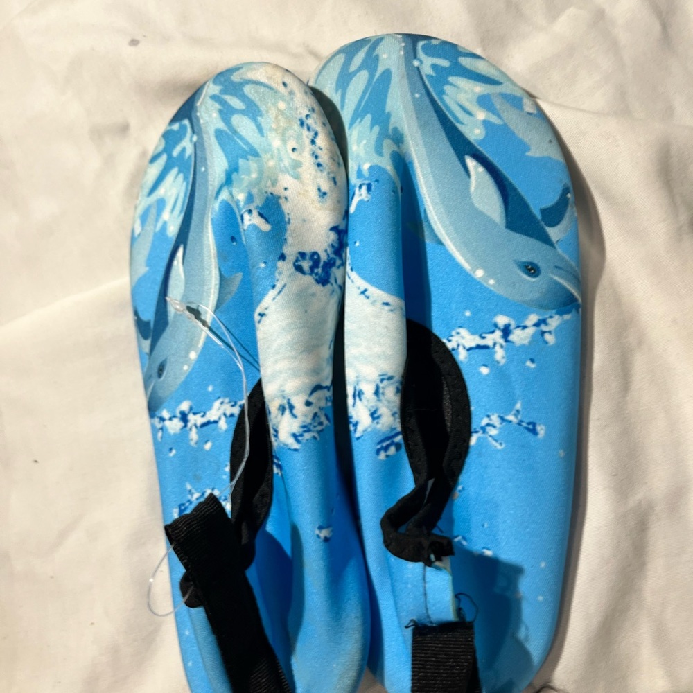 Kids Blue Dolphin Water Shoes